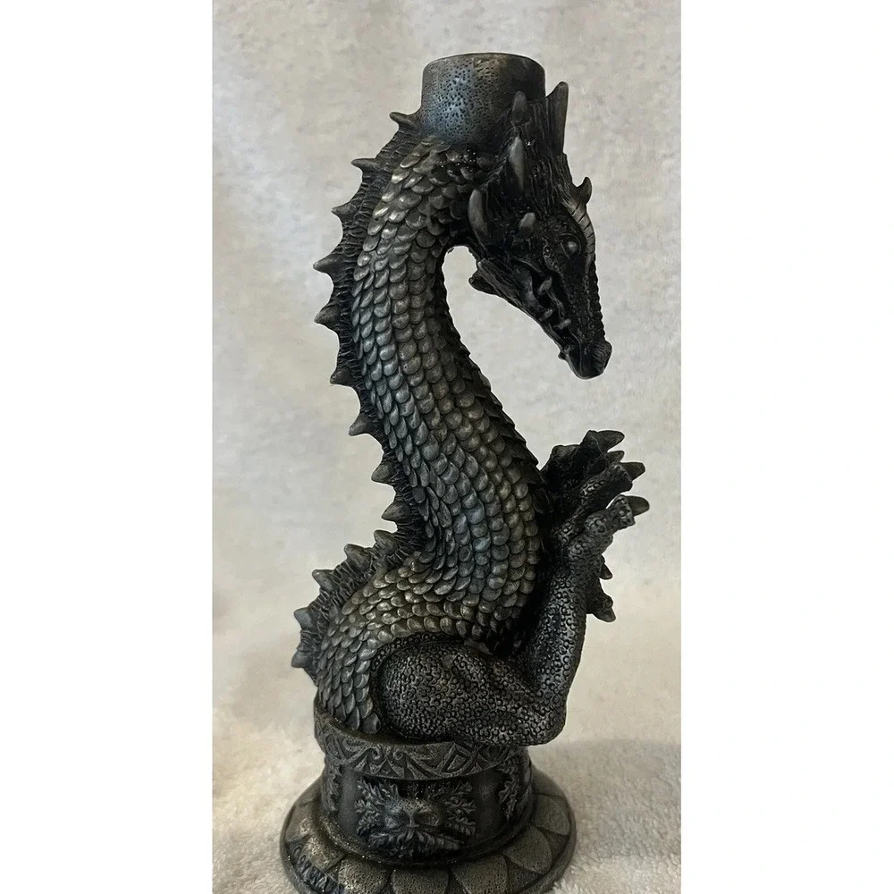 Vintage Rare Myth & Legends Summit Collection Dragon Candle Stick Holder 9